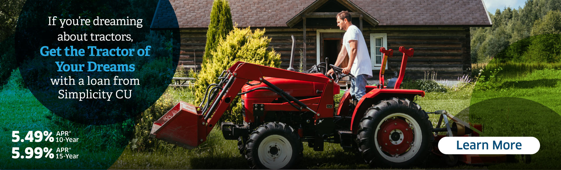 Get the Tractor of Your Dreams with a loan from Simplicity CU