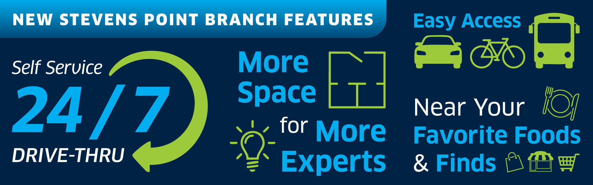 Stevens Point New Branch Features