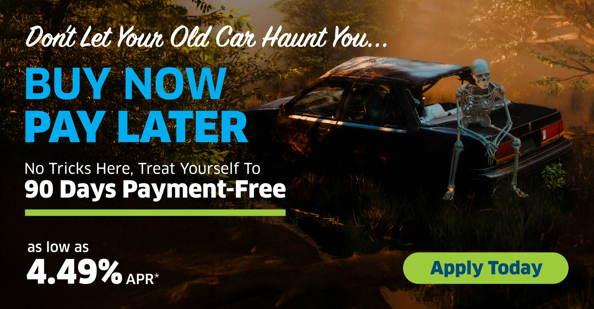 90 Days Payment Free on your next auto loan