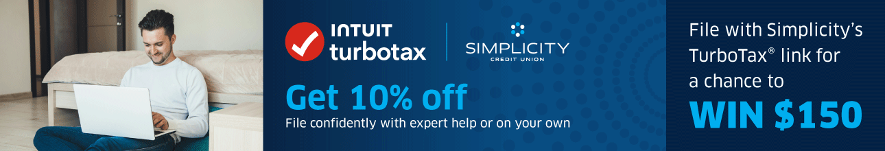 Get 10% off TurboTax when you file with Simplicity's link! 